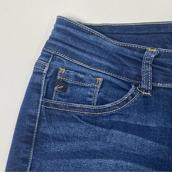 Kancan Holly Midrise Skinny Jeans Dark Wash Blue Women's Size 5/26 - Picture 10 of 14